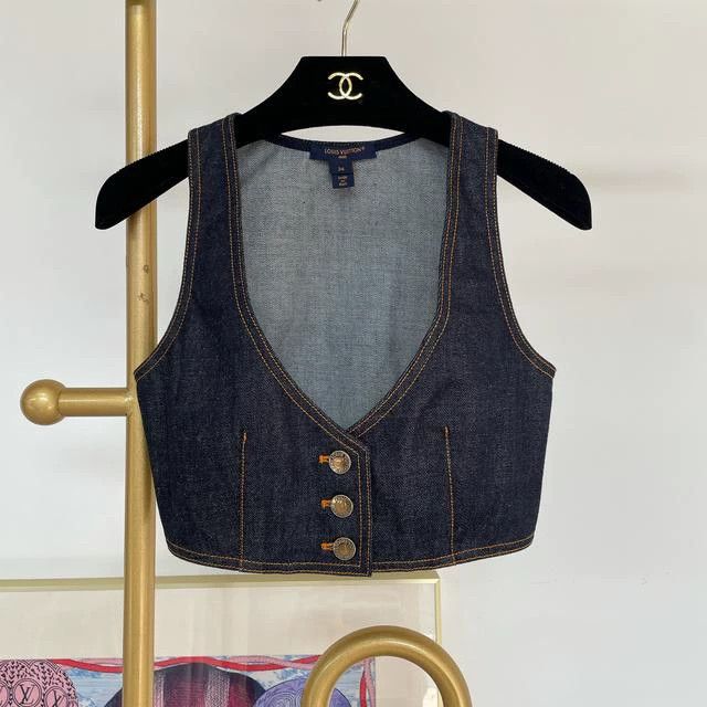 Louis Vuitton Louis Vuitton Denim Vest - dmc Size US XS / EU 42 / 0 - 2 Thumbnail