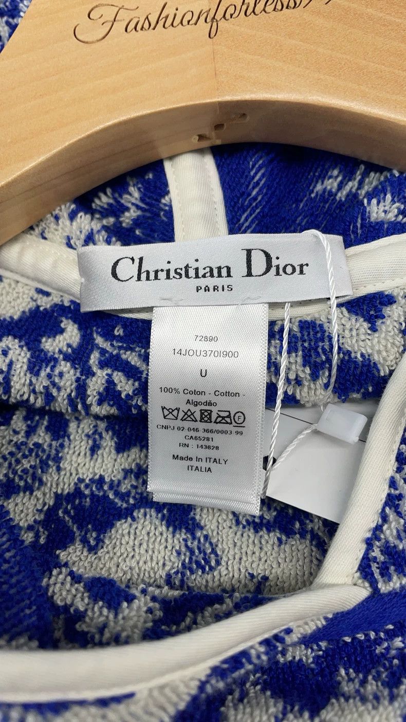 Dior Dior Blue Animal Towel Cloak Poncho - dmc Size US M / EU 48-50 / 2 - 3 Thumbnail