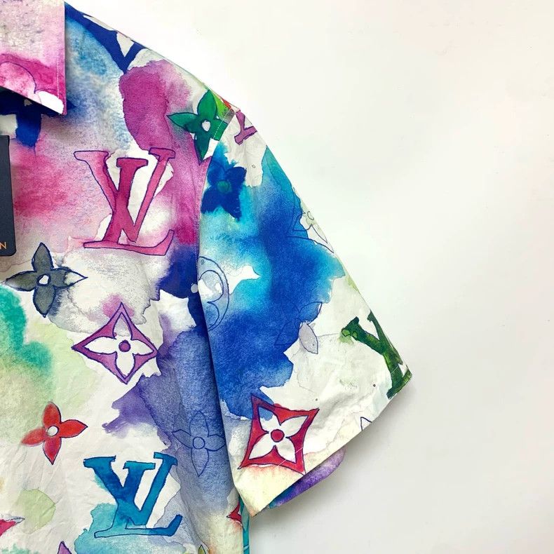 Louis Vuitton Louis Vuitton Ink Painting Print Shirt - dmc Size US XS / EU 42 / 0 - 8 Thumbnail