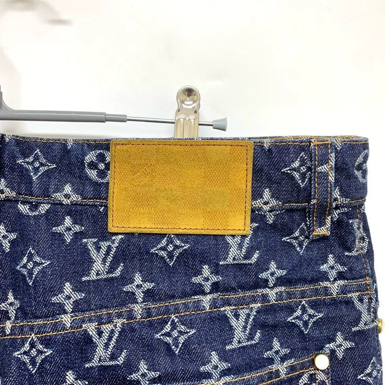 Louis Vuitton LV x Timberland Monogram Denim Jeans - dmc Size US 31 - 8 Thumbnail