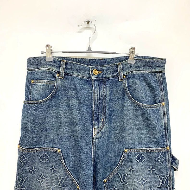 Louis Vuitton Louis Vuitton Embossed Monogram Cargo Pants - dmc Size US 31 - 6 Thumbnail
