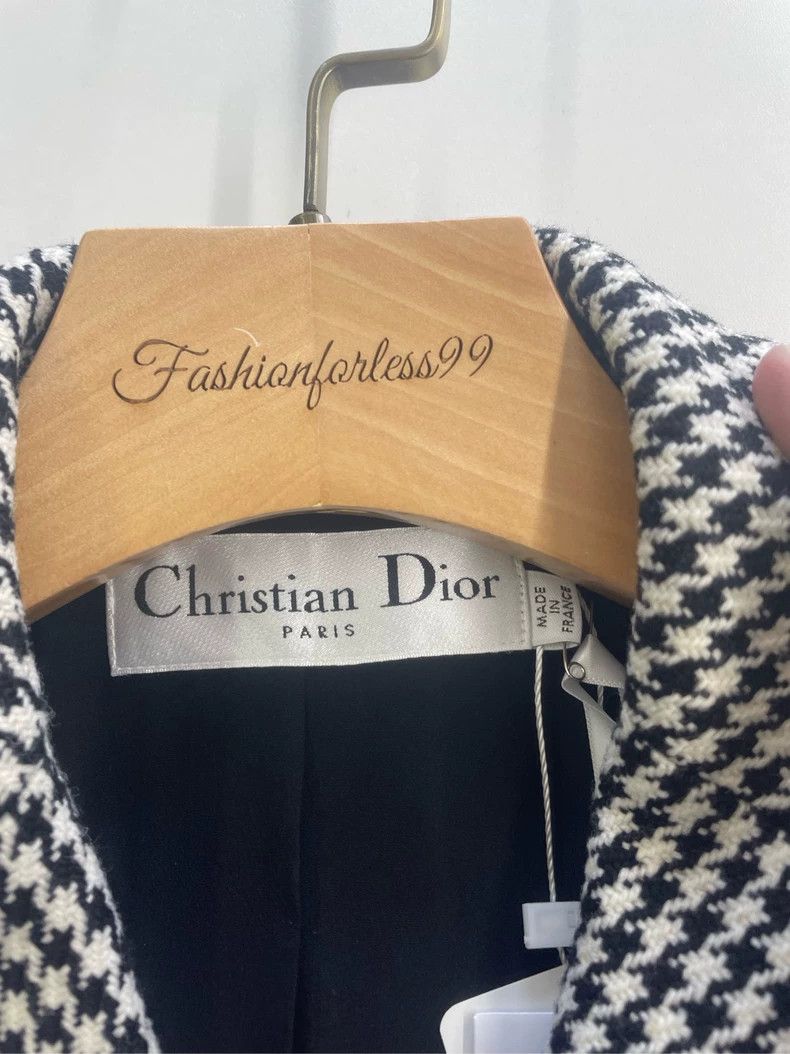 Dior Dior Houndstooth Blazer Jacket 36 - dmc Size US XS / EU 42 / 0 - 3 Thumbnail