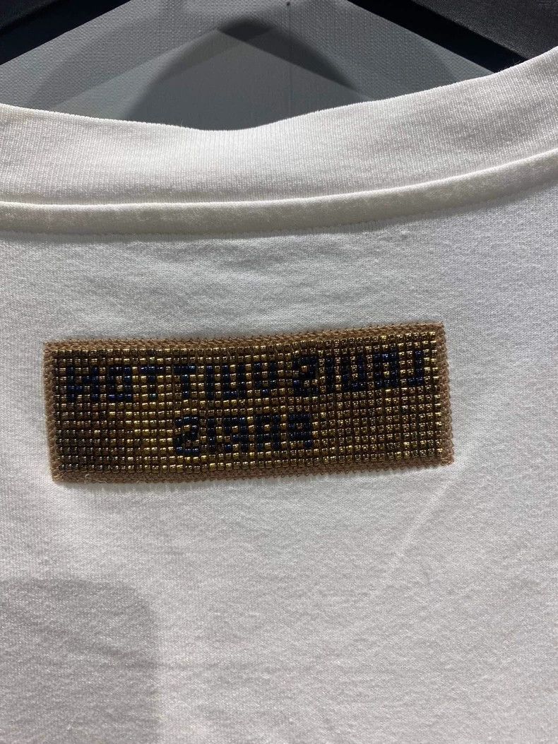 Louis Vuitton Louis Vuitton Gradient Beaded T-shirt - dmc Size US L / EU 52-54 / 3 - 3 Thumbnail