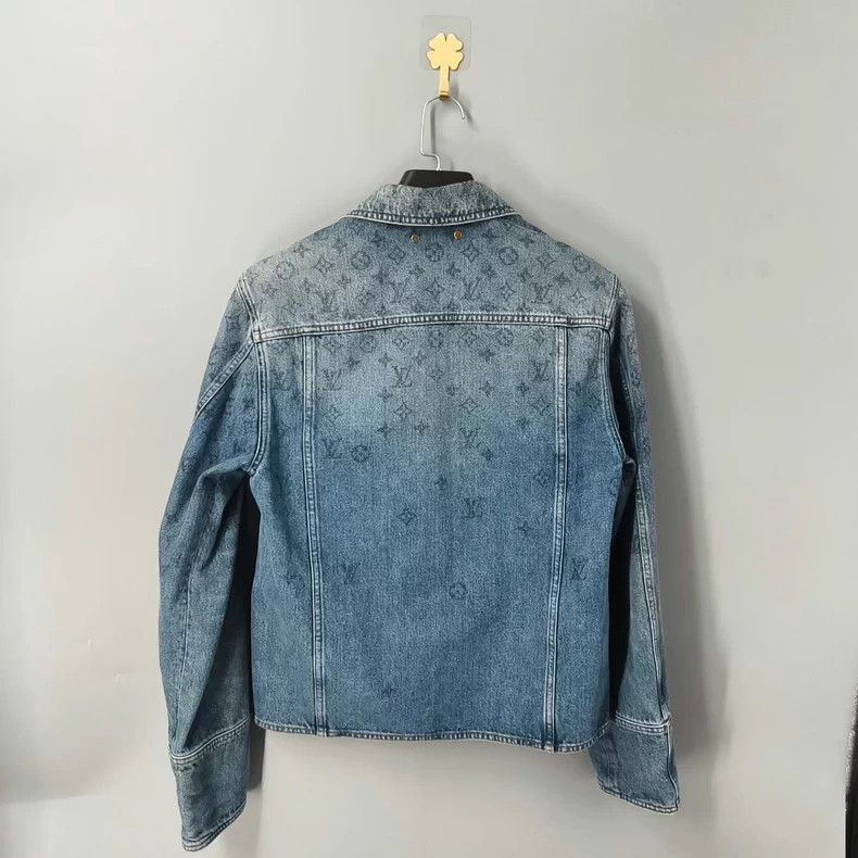 Louis Vuitton Louis Vuitton Gradient Monogram Denim Jacket - dmc Size US M / EU 48-50 / 2 - 2 Thumbnail