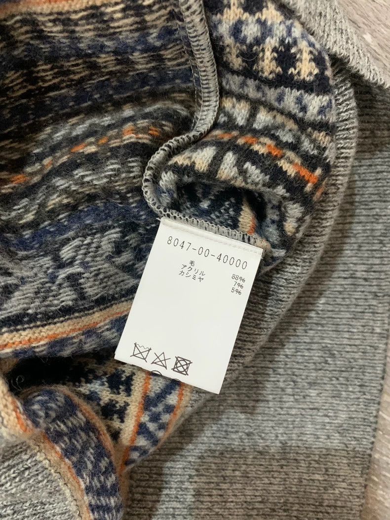 Nigel Cabourn Nigel Cabourn Fair Isle Wool Sweater - dmc Size US L / EU 52-54 / 3 - 5 Thumbnail