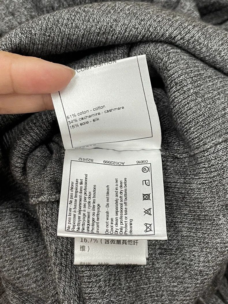 Chanel Chanel 16B Gray Knit Dress - dmc Size US XS / EU 42 / 0 - 9 Thumbnail