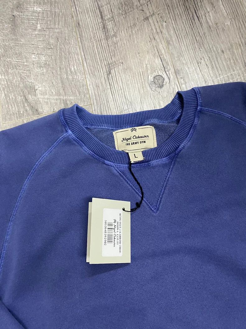 Nigel Cabourn Nigel Cabourn Indigo Loopback Sweatshirt - dmc Size US L / EU 52-54 / 3 - 3 Thumbnail