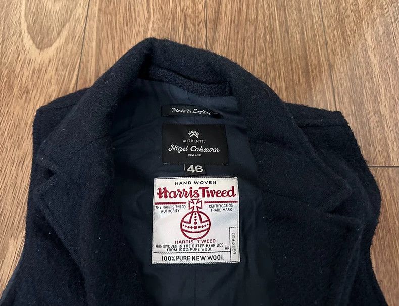 Nigel Cabourn Nigel Cabourn Harris Tweed Vest - dmc Size US S / EU 44-46 / 1 - 3 Thumbnail