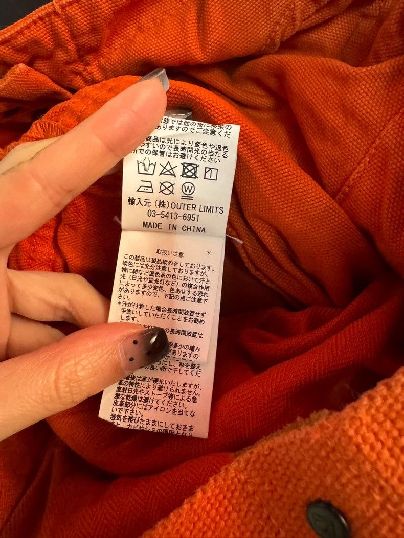 Nigel Cabourn Nigel Cabourn Classic Orange Overalls - dmc Size US 31 - 8 Thumbnail