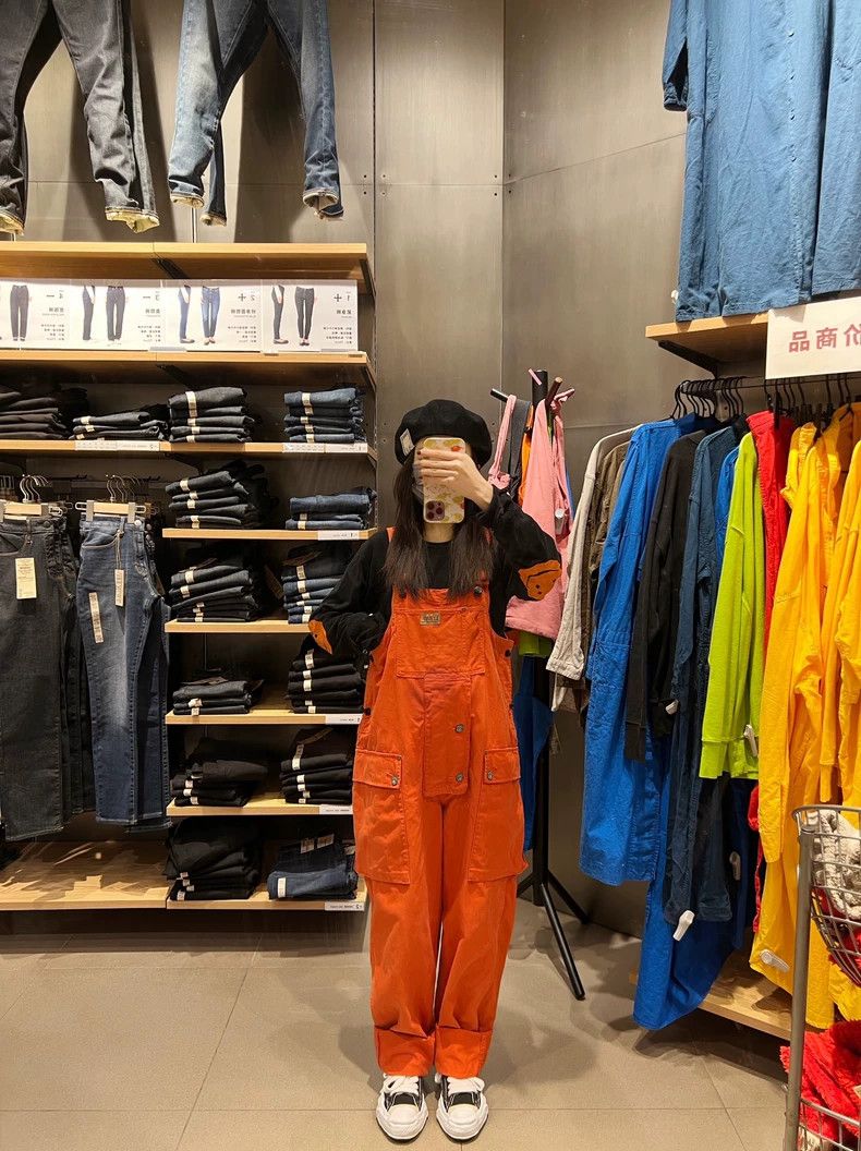 Nigel Cabourn Nigel Cabourn Classic Orange Overalls - dmc Size US 31 - 2 Thumbnail