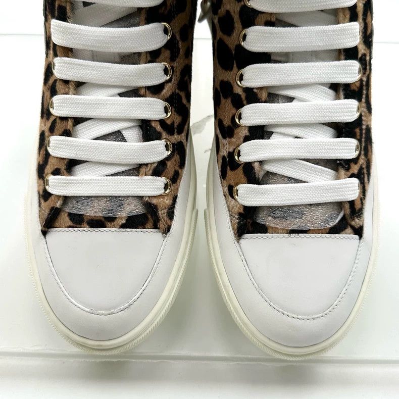 Louis Vuitton Louis Vuitton Stellar Leopard High-Top Sneakers - dmc Size US 5.5 / EU 38 - 5 Thumbnail