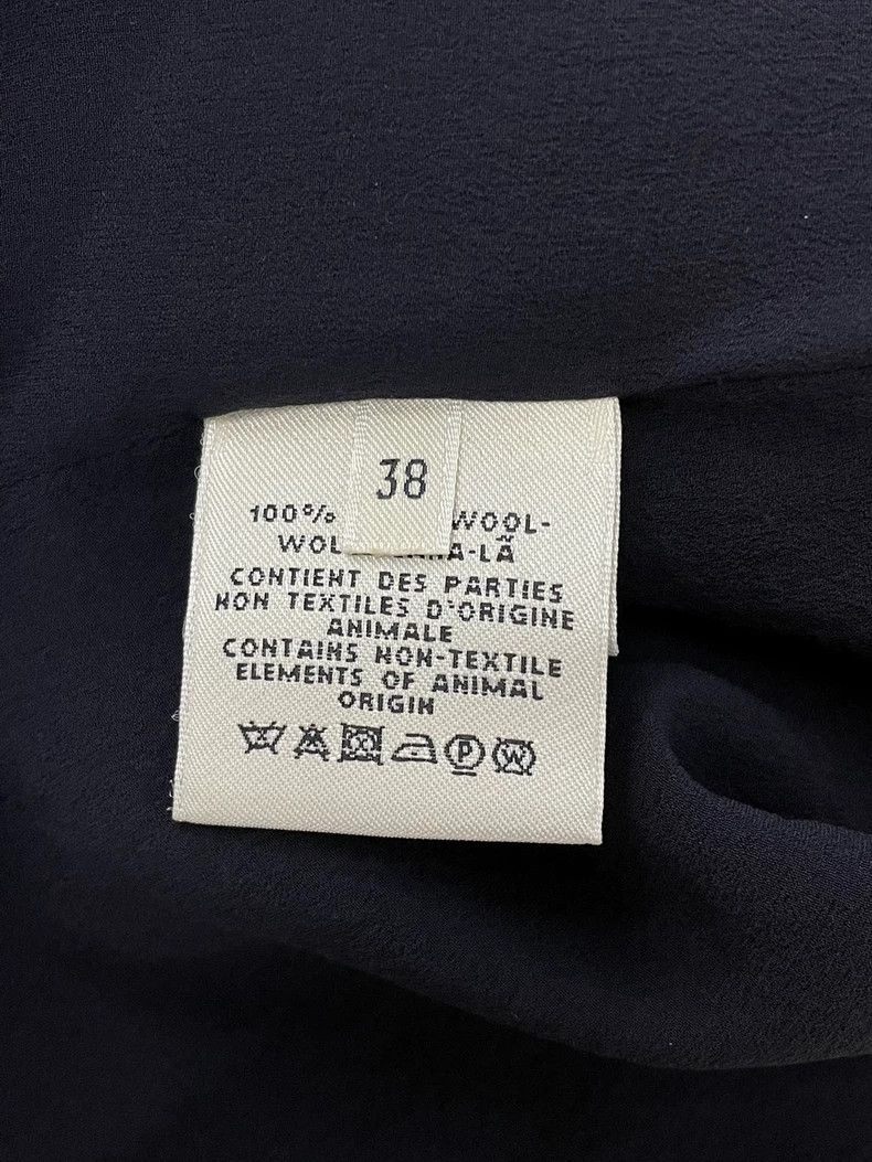 Hermes Hermes Black Wool Midi Skirt Size 38 - dmc Size US 38 / EU 54 - 5 Thumbnail