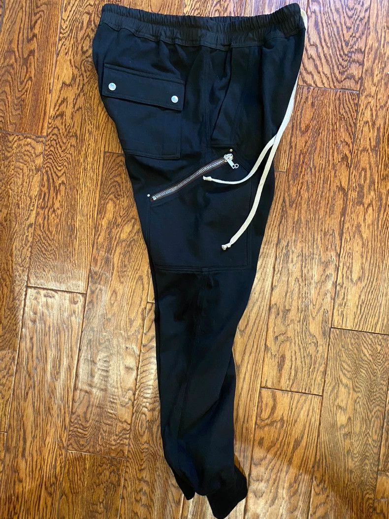 Rick Owens RICK OWENS Black Drawstring Jogger Pants - dmc Size US 34 / EU 50 - 2 Thumbnail