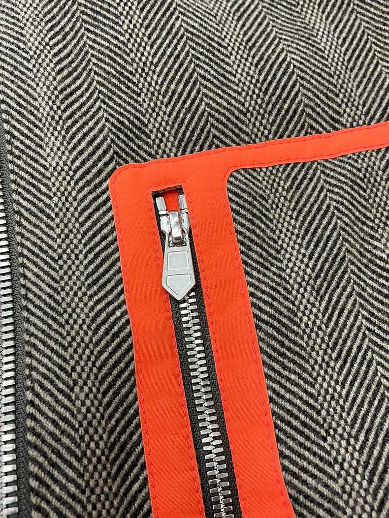 Hermes Hermes Men's Gray Wool Hooded Jacket - dmc Size US M / EU 48-50 / 2 - 2 Thumbnail