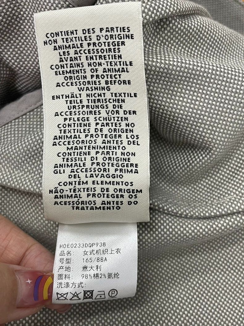Hermes Hermes Gray Printed Denim Jacket - dmc Size US M / EU 48-50 / 2 - 7 Thumbnail