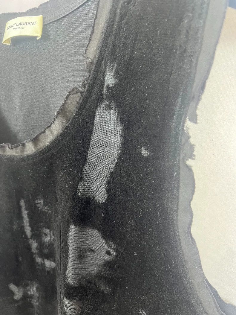 Saint Laurent Paris Saint Laurent Sleeveless Velvet Vest - dmc Size US S / EU 44-46 / 1 - 4 Thumbnail