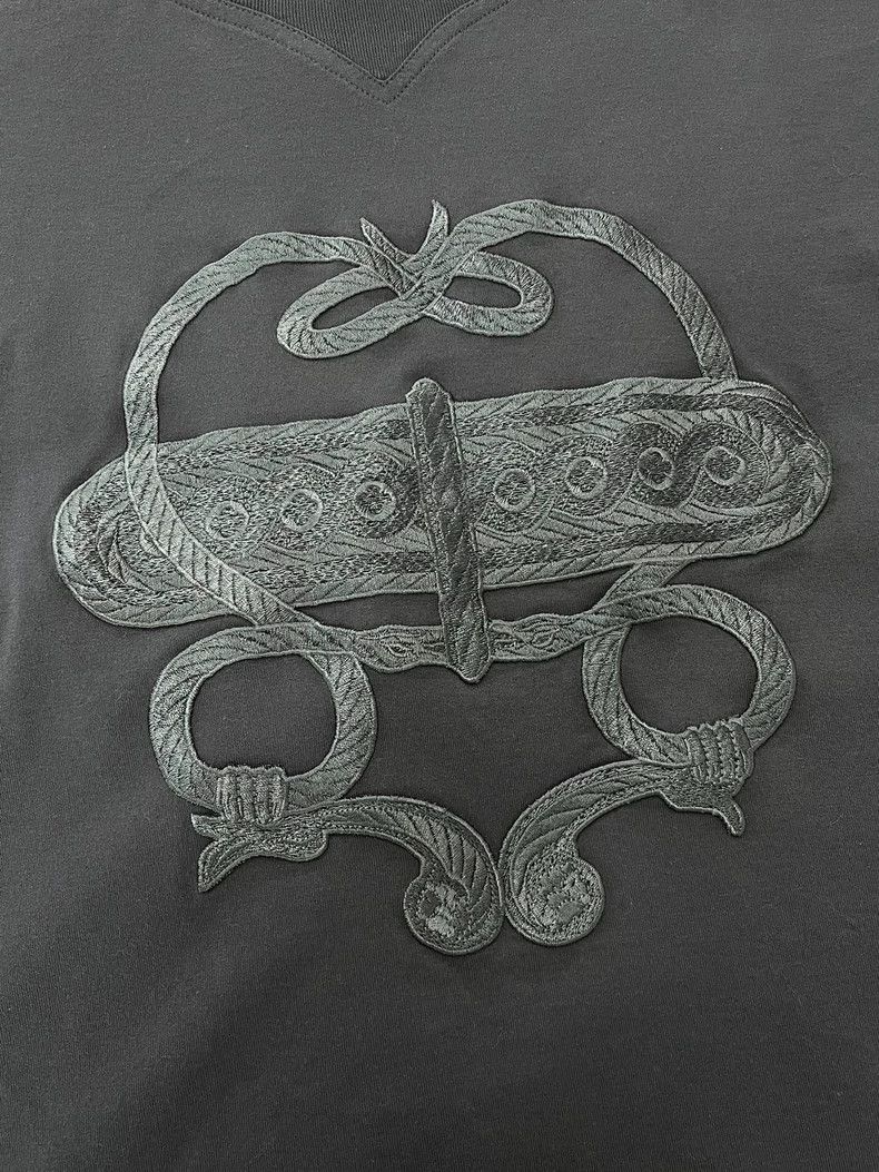 Hermes Hermes Navy Embroidered Short Sleeve T-shirt - dmc Size US M / EU 48-50 / 2 - 3 Thumbnail
