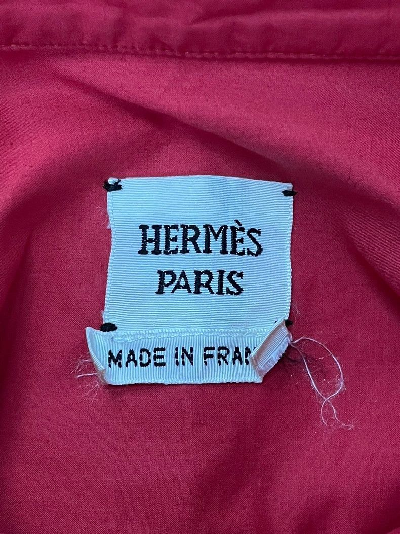 Hermes Hermes Red Short Sleeve Shirt - dmc Size US S / EU 44-46 / 1 - 3 Thumbnail