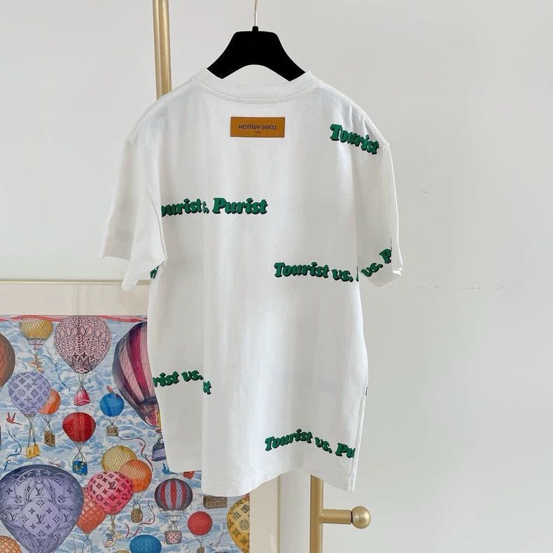 Louis Vuitton Louis Vuitton Monogram White Letter T-Shirt S - dmc Size US S / EU 44-46 / 1 - 2 Thumbnail