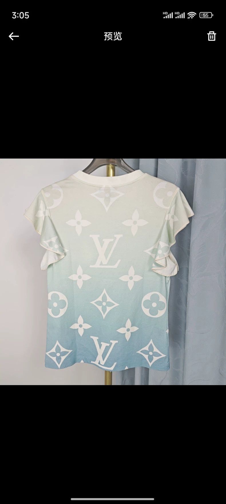 Louis Vuitton LV Monogram Gradient Chain Short Sleeve - dmc Size US S / EU 44-46 / 1 - 4 Thumbnail