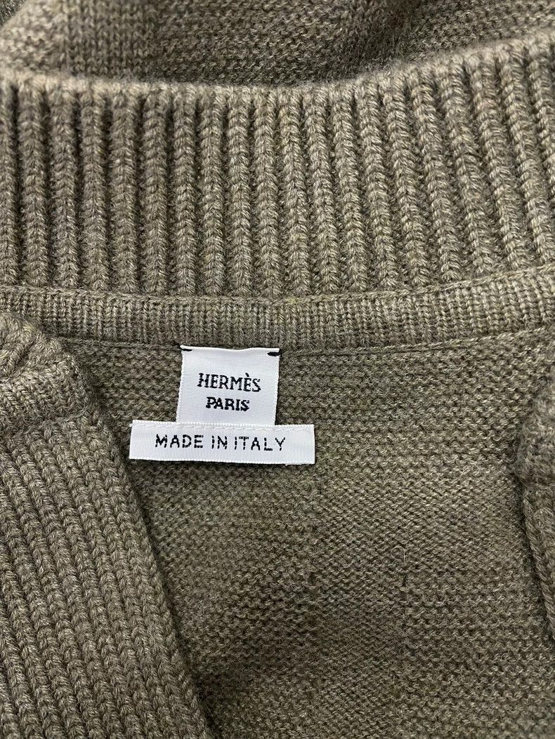 Hermes Hermes Green Wool Knit Sweater - dmc Size US M / EU 48-50 / 2 - 3 Thumbnail