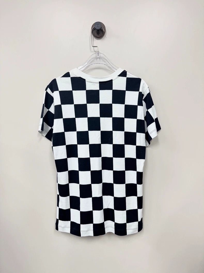 Louis Vuitton Louis Vuitton Black Checkerboard Logo Tee - dmc Size US S / EU 44-46 / 1 - 2 Thumbnail