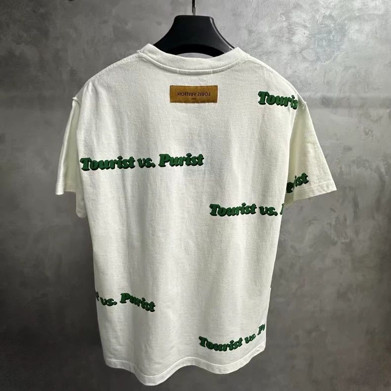Louis Vuitton Louis Vuitton White Logo Print T-shirt - dmc Size US S / EU 44-46 / 1 - 2 Thumbnail