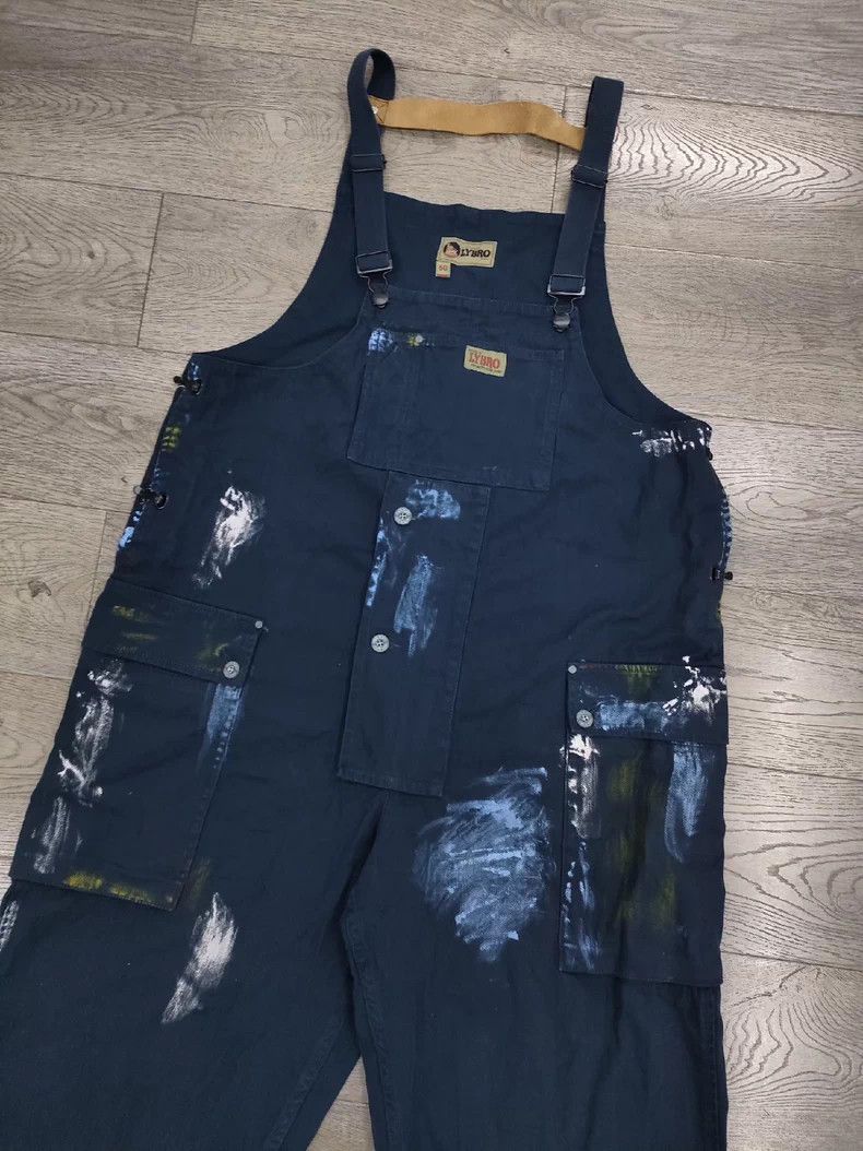 Nigel Cabourn Lybro Nigel Cabourn Paint Splatter Overalls - dmc Size US 31 - 3 Thumbnail