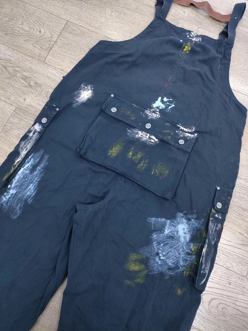 Nigel Cabourn Lybro Nigel Cabourn Paint Splatter Overalls - dmc Size US 31 - 7 Thumbnail