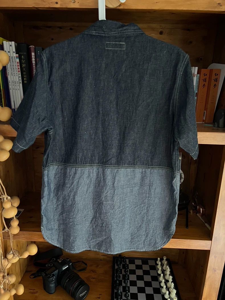 Nigel Cabourn Nigel Cabourn Denim Workwear Shirt - dmc Size US L / EU 52-54 / 3 - 8 Thumbnail