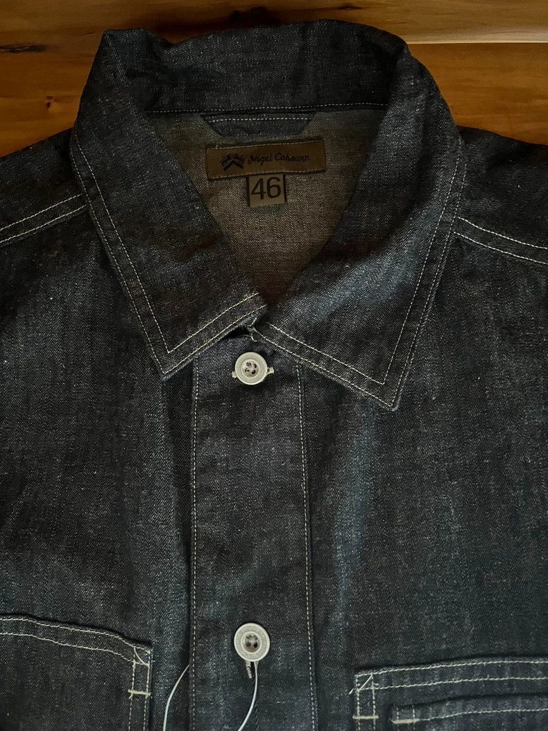 Nigel Cabourn Nigel Cabourn Denim Workwear Shirt - dmc Size US L / EU 52-54 / 3 - 9 Thumbnail