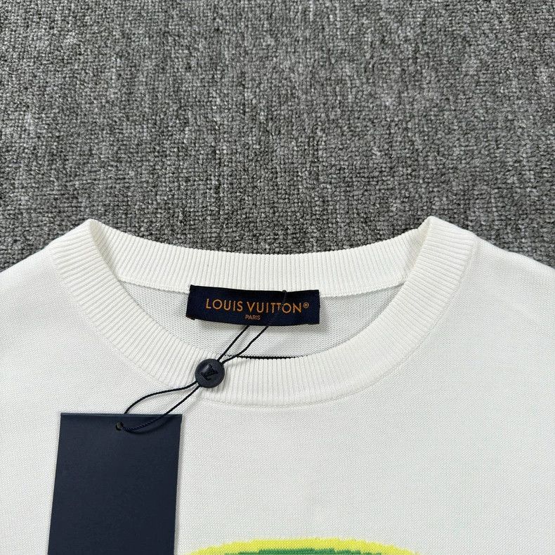 Louis Vuitton LV White Flame Logo Short Sleeve - dmc Size US S / EU 44-46 / 1 - 2 Thumbnail