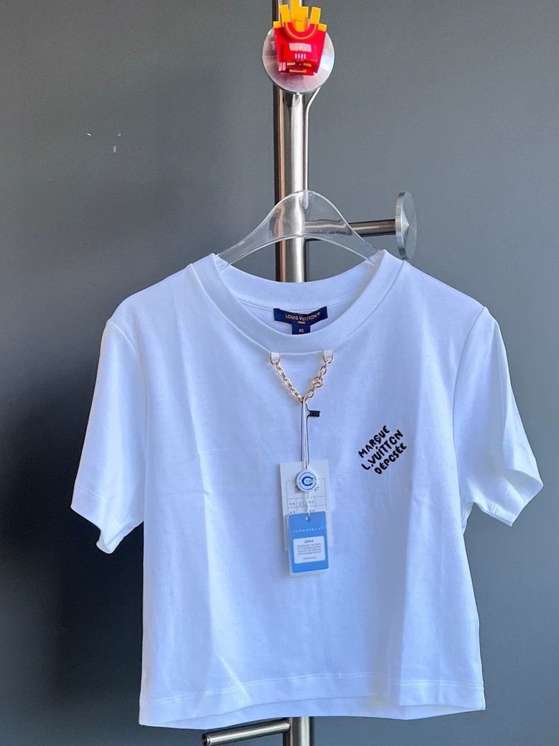 Louis Vuitton Louis Vuitton 25SS White Chain Short Top - dmc Size US XS / EU 42 / 0 - 2 Thumbnail