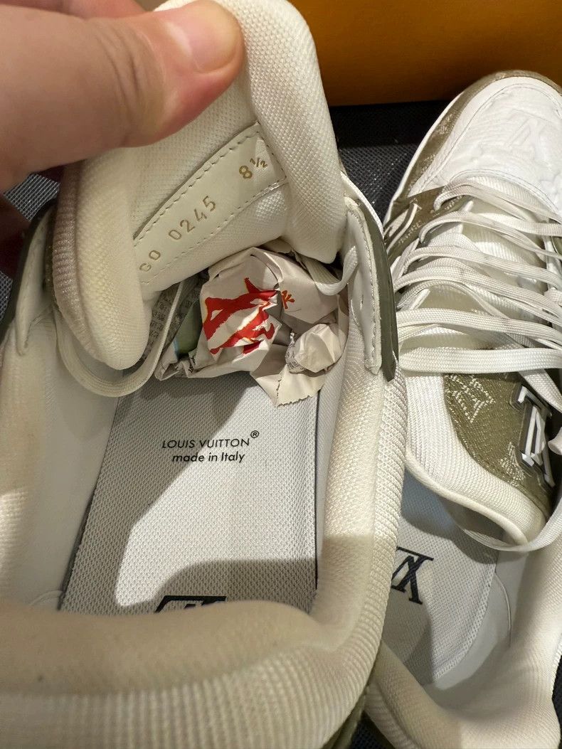 Louis Vuitton Louis Vuitton New Gray Green Sneakers - dmc Size US 8.5 / EU 41-42 - 6 Thumbnail