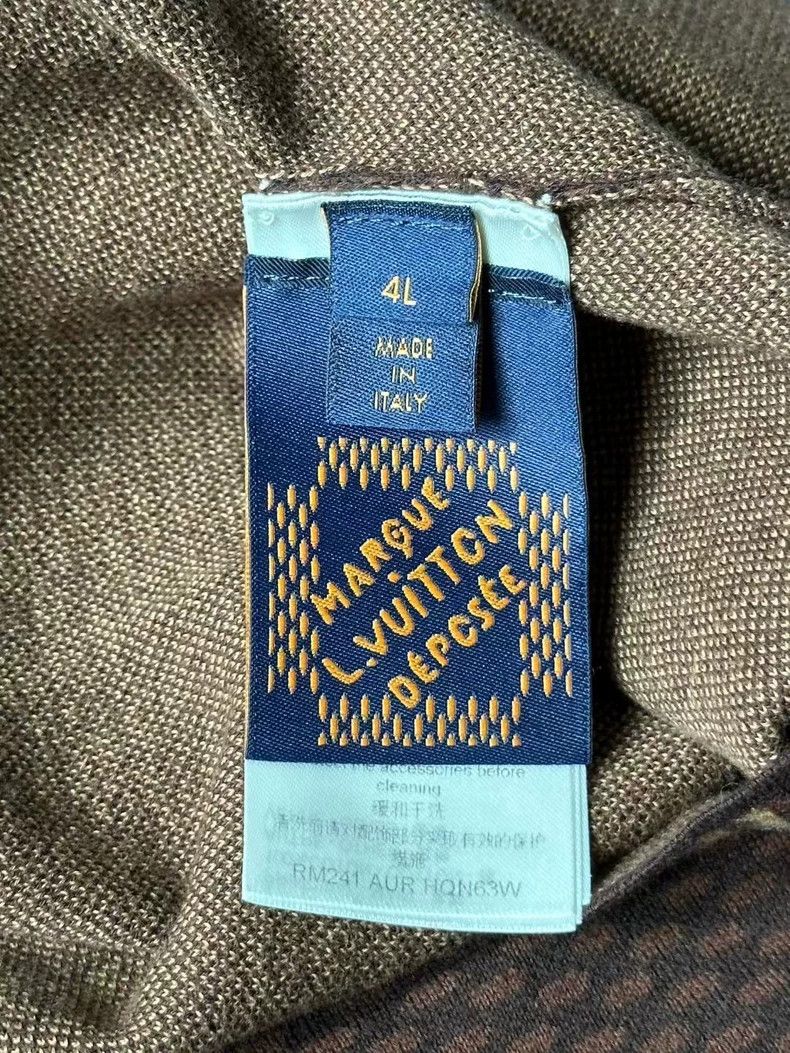 Louis Vuitton Louis Vuitton Brown Checkered Short Sleeve Top - dmc Size US L / EU 52-54 / 3 - 4 Thumbnail