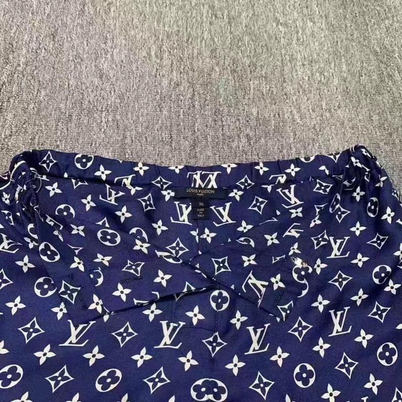 Louis Vuitton Louis Vuitton Blue Monogram Shorts - dmc Size US 36 / EU 52 - 3 Thumbnail