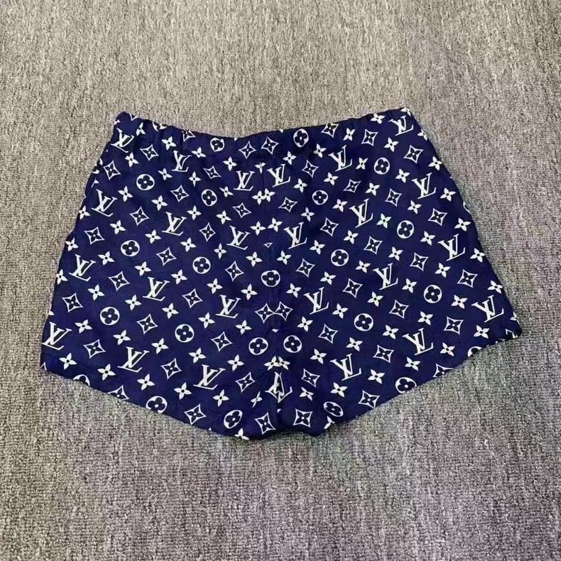 Louis Vuitton Louis Vuitton Blue Monogram Shorts - dmc Size US 36 / EU 52 - 2 Thumbnail