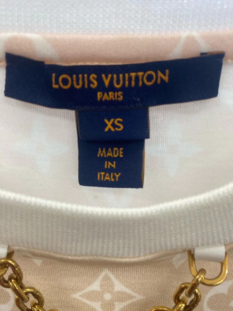 Louis Vuitton Louis Vuitton Pink Logo Print T-Shirt - dmc Size US XS / EU 42 / 0 - 4 Thumbnail
