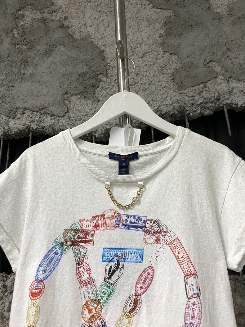 Louis Vuitton Louis Vuitton Chain Print Short Sleeve - dmc Size US XS / EU 42 / 0 - 3 Thumbnail