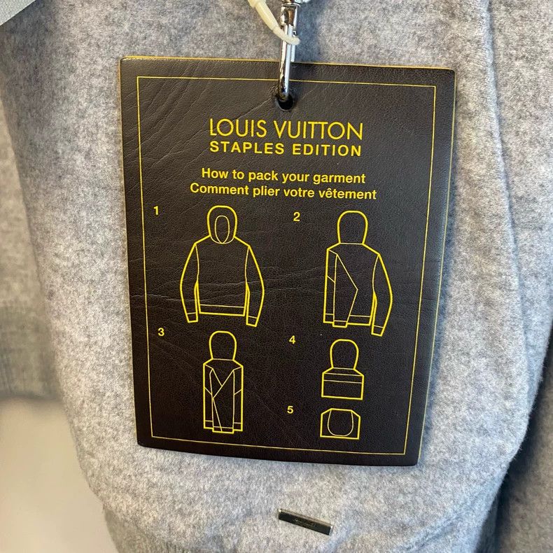 Louis Vuitton Louis Vuitton Gray Wool Hoodie L - dmc Size US L / EU 52-54 / 3 - 6 Thumbnail