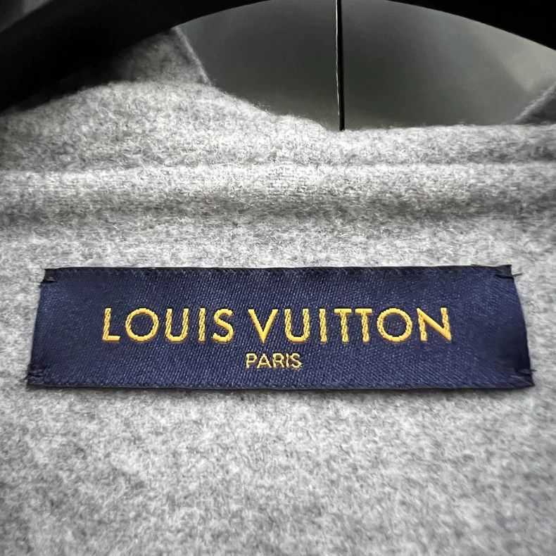 Louis Vuitton Louis Vuitton Gray Wool Hoodie S - dmc Size US S / EU 44-46 / 1 - 4 Thumbnail
