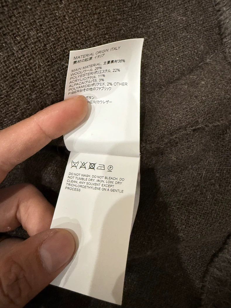 Our Legacy OUR LEGACY FW23 Wool Blend Cardigan - dmc Size US L / EU 52-54 / 3 - 4 Thumbnail