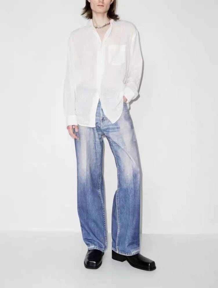 Our Legacy OUR LEGACY Linear Cut Denim Jeans - dmc Size US 27 - 7 Thumbnail