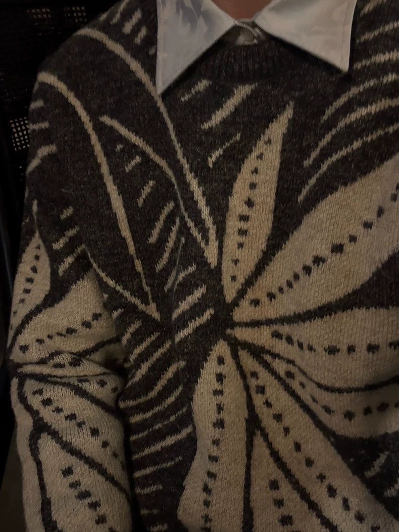Our Legacy Our Legacy Wool-Linen Cocoon Knit Sweater - dmc Size US L / EU 52-54 / 3 - 8 Thumbnail