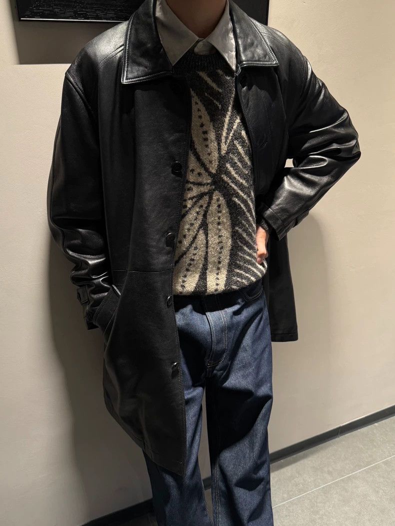 Our Legacy Our Legacy Wool-Linen Cocoon Knit Sweater - dmc Size US L / EU 52-54 / 3 - 9 Thumbnail