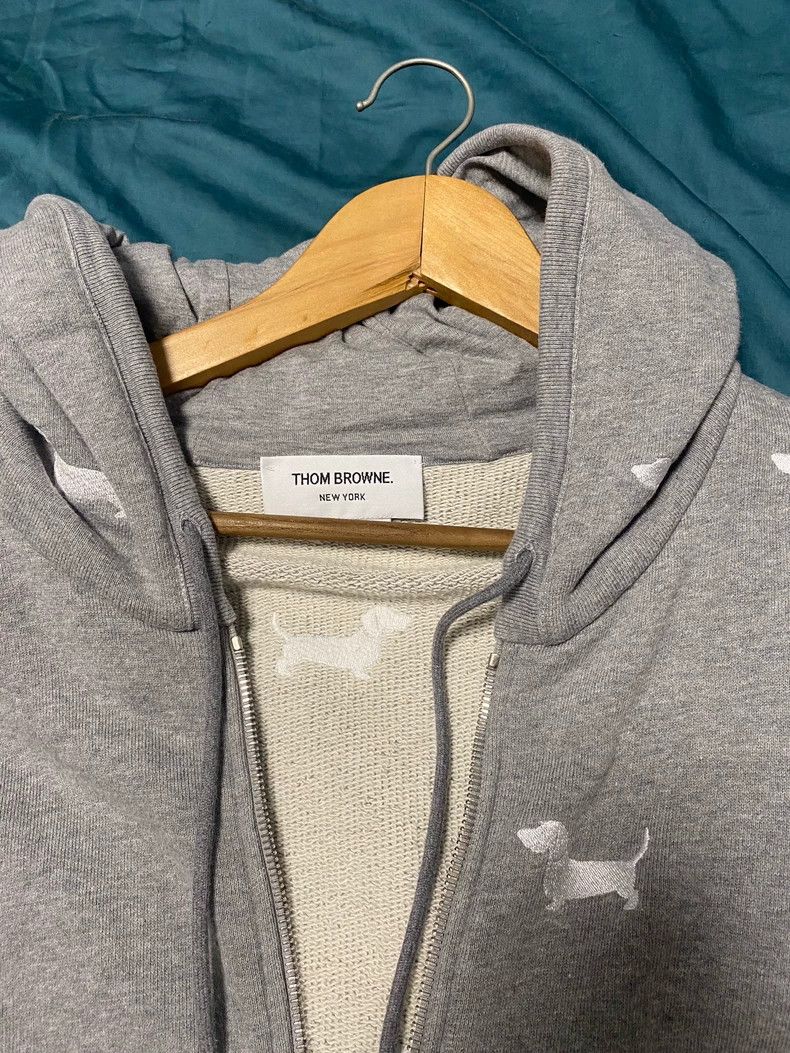 Thom Browne THOM BROWNE Silver Dog Embroidered Jacket - dmc Size US L / EU 52-54 / 3 - 4 Thumbnail