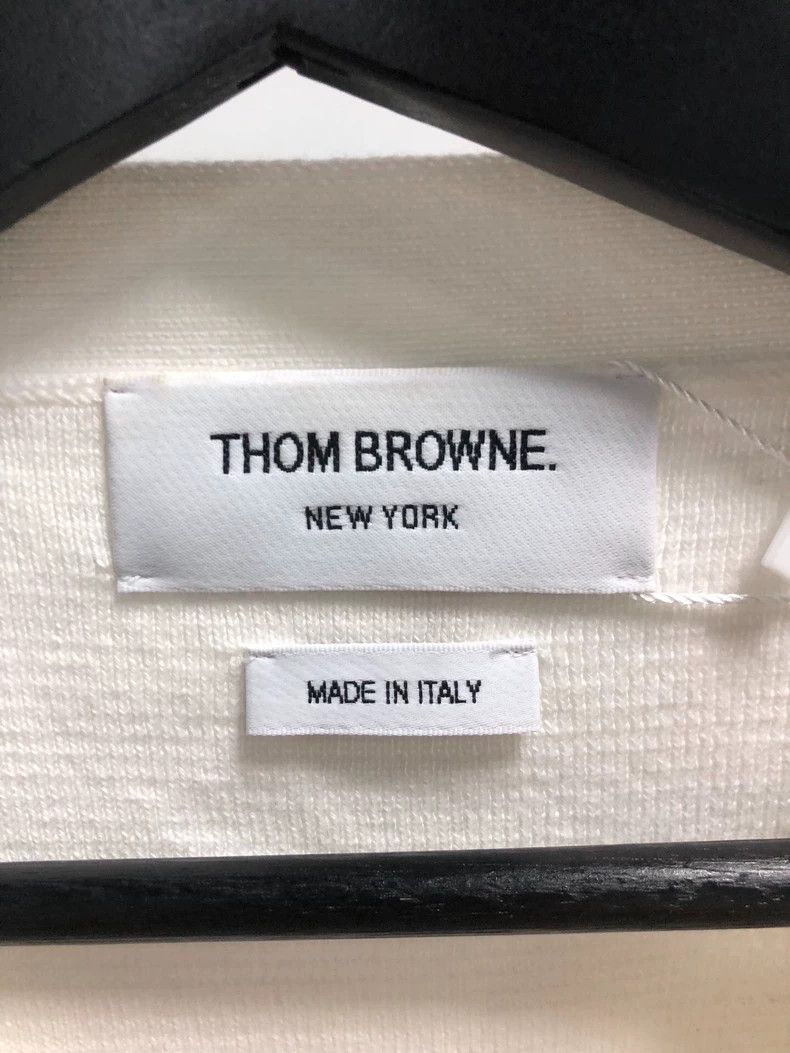 Thom Browne Thom Browne Logo Stripe V-Neck Cardigan - dmc Size US XS / EU 42 / 0 - 3 Thumbnail
