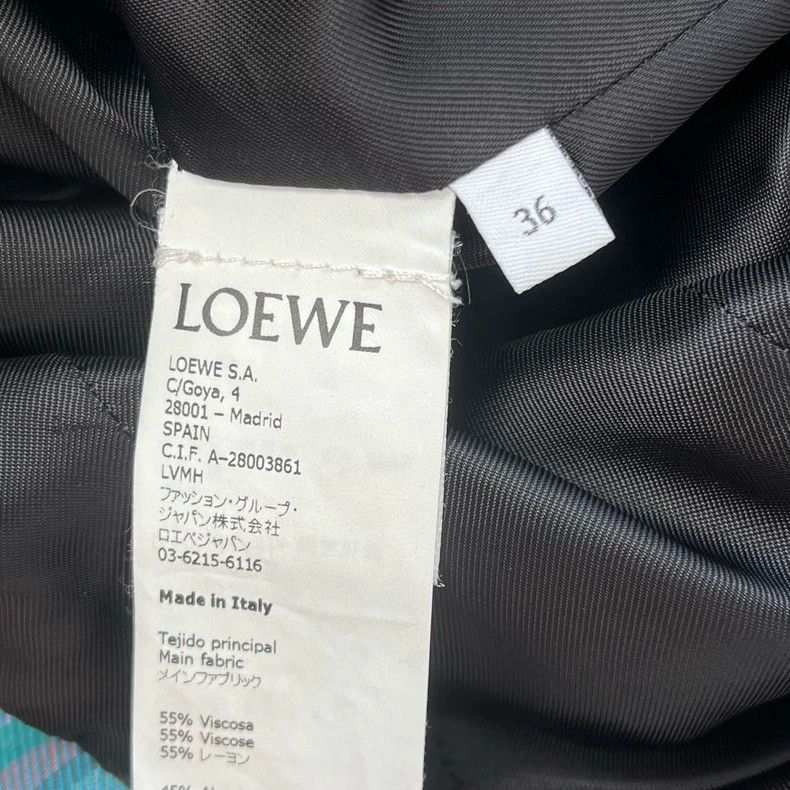 Loewe LOEWE Plaid Blazer Jacket S - dmc Size US S / EU 44-46 / 1 - 7 Thumbnail