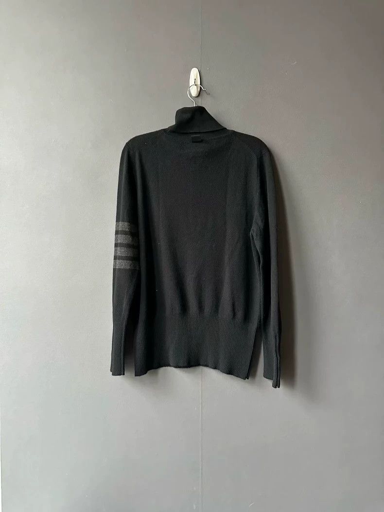 Thom Browne Thom Browne Black Limited Turtleneck Cashmere Sweater - dmc Size US S / EU 44-46 / 1 - 2 Thumbnail