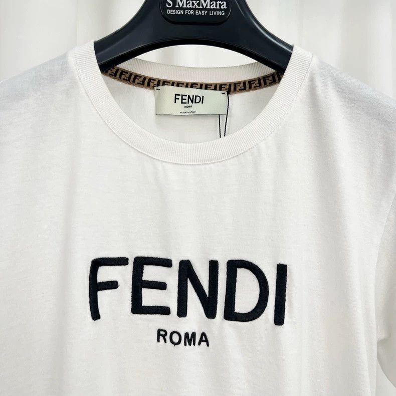 Fendi Fendi Embroidered Letter Short Sleeve - dmc Size US XXS / EU 40 - 3 Thumbnail